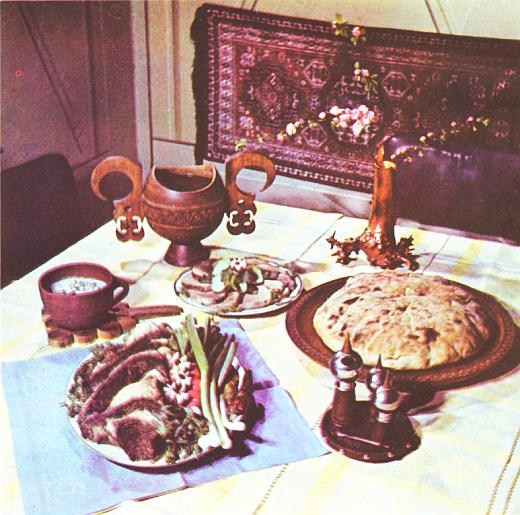 Отварная говядина с цахдоном